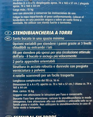 Stendibiancheria a torre