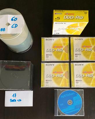 DVD riscrivibili e CD brand vari