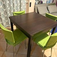 Tavolo apertura a libro 90x90