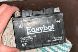 Batteria per moto Easybat, modello CTX14-BS.