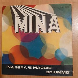 Disco 45 giri Mina na sera 'e maggio e sciummo