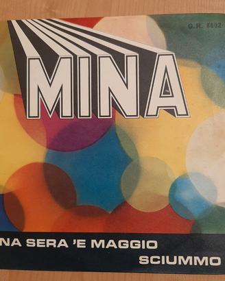 Disco 45 giri Mina na sera 'e maggio e sciummo