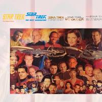 Poster star trek delle 5 serie 66x82 cm