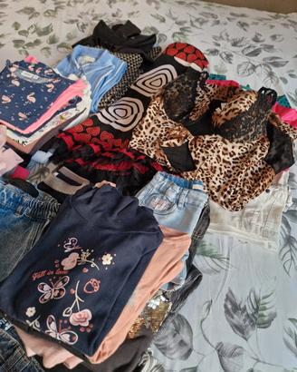 Stock 50 pezzi vestiti intimo donna bimba 