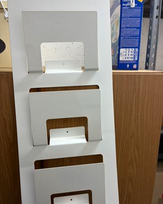 Portariviste Ikea da parete Spontan bianco