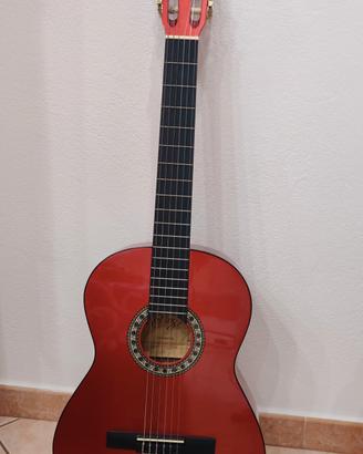 Chitarra classica Roling's rosso metallizzato
