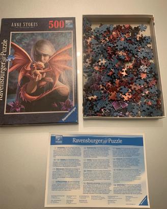 Puzzle Ravensburger da 500 pezzi - Anne Stokes.