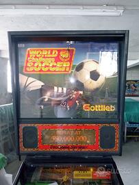 Flipper World Challenge Soccer della Gottlieb.