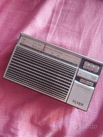 Radio Vintage Flyer AM-FM 2 Band Anni '80   Funzio