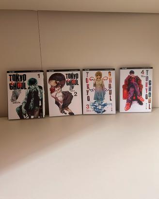 Manga Tokyo Ghoul vol.1-2-3-4