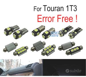 KIT 13 LAMPADE LED INTERNE PER VOLKSWAGEN VW TOURA