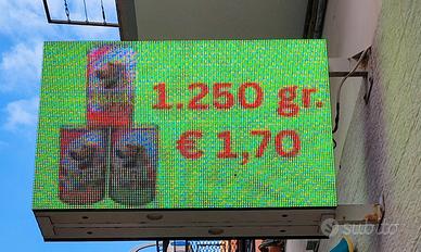 Insegna a bandiera Led Wall  biffacciale