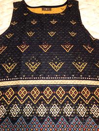 Abito SURKANA blu multicolor tg S