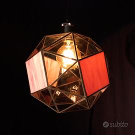 Lampada a sospensione artgianale.