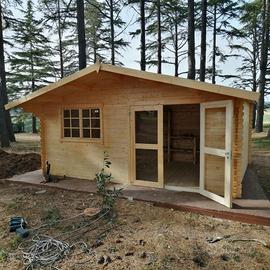 CASETTA DI LEGNO ENGLAND3 40mm 505X405X256H + PAV.