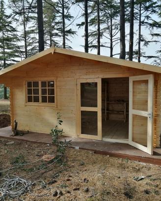 CASETTA DI LEGNO ENGLAND3 40mm 505X405X256H + PAV.