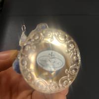 Coppia scultura devorative metallo argentato,marmo