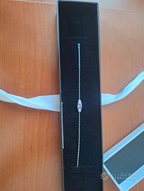 bracciale con pietra viola e  brillantini