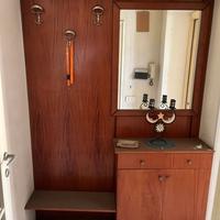 Attaccapanni con Specchiera+ Mobile in legno