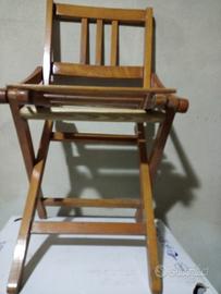 Antica sedia per bambini
