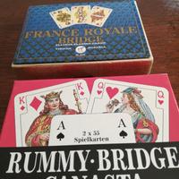 Carte da Bridge e blocco segnapunti. 