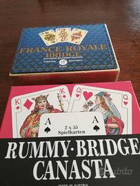 Carte da Bridge e blocco segnapunti. 