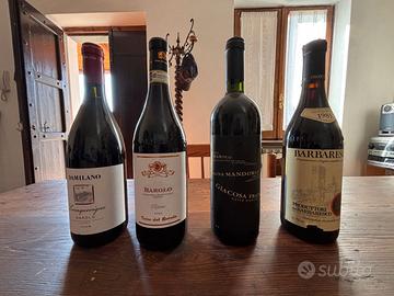 Collezione Bottiglie Barolo/Barbaresco d'annata