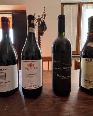 Collezione Bottiglie Barolo/Barbaresco d'annata