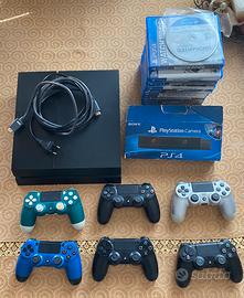 PS4 da 1TB + 6 controller, giochi e playcamera