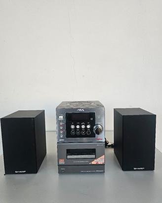 Stereo Hi-Fi Aiwa XR-EM400 MP3. + casse SHARP