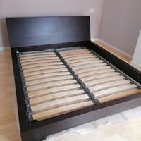 Letto matrimoniale con rete e materasso