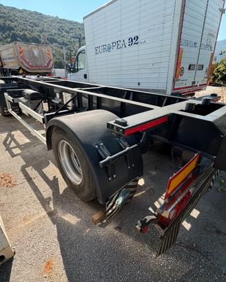 Rimorchio TERCAM RP800 allestimento casse mobili