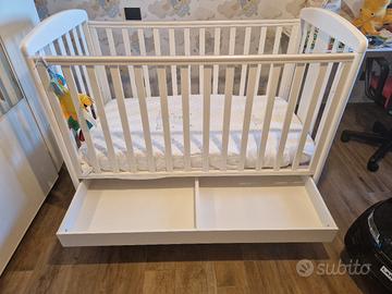 Lettino - Cassettiera - Fasciatoio