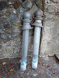 paracarri ghisa 2pz catena e ghiera