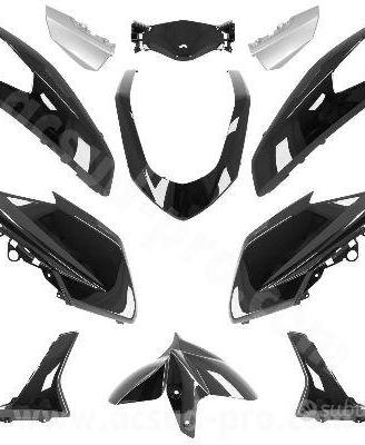KIT CARENE NERO LUCIDO YAMAHA NMAX 125 2015 2020
