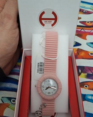 orologio rosa hip hop da ragazza 
