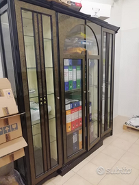 MOBILE VETRINA CRISTALLIERA 4 ANTE 4mx2m legno