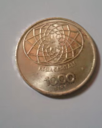 Moneta d'Argento 1000 Lire "Concordia" 1970 - Roma