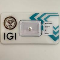 diamante naturale 0.5 ct - E - VVS1 - 3x Excellent