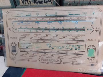 Scale parlanti manopole Phonola/Magnadyne