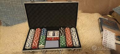 valigetta carte poker e dadi + fish