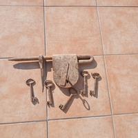 Serratura antica con chiavi