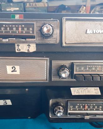 Autoradio d'epoca AUTOVOX restaurati/Fm/usb