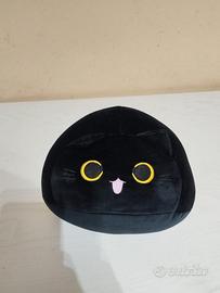 Cuscino peluche gatto nero