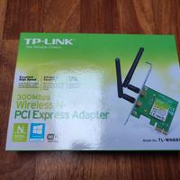 Scheda di rete Wi-Fi PCIe TP-Link (300Mbps)
