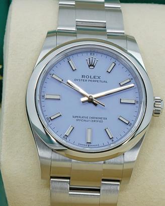 ROLEX OYSTER PERPETUAL 124200 LAVANDA 34MM NUOVO