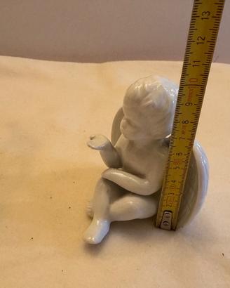 Angioletto in Porcellana Bianca