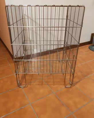 cesta bancarella espositore pieghevole  in acciaio