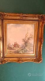 Quadro -FRITZ GEYER - Olio su Faesite -