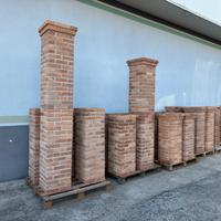 Colonne pilastri veri mattoni porticati